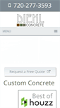 Mobile Screenshot of denvercustomconcrete.com